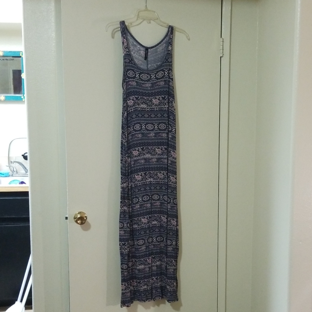 Maxi Stretch Purple Dress